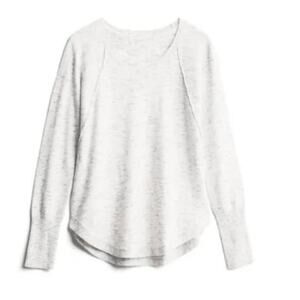 Rd Style Mckinley Ribbed Detail Sweater in Med Feather Grey Long Sleeve Size M